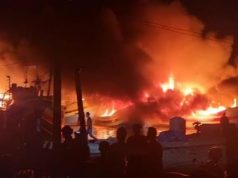 Puluhan Kapal di Pelabuhan Kota Tegal Ludes Terbakar