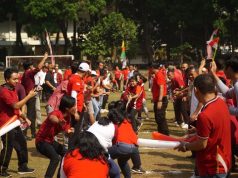 Semarakkan HUT ke-78 RI, UKSW Gelar Lomba Tarik Tambang Hingga Panjat Pinang