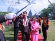 Polres Klaten Gelar Upacara Pemberian Penghargaan dan Wisuda Purna Bakti