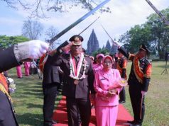 Polres Klaten Gelar Upacara Pemberian Penghargaan dan Wisuda Purna Bakti