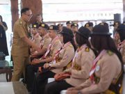 Kwarcab Pramuka Kota Magelang Ikut Jambore Rainas Ke XII di Cibubur