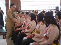 Kwarcab Pramuka Kota Magelang Ikut Jambore Rainas Ke XII di Cibubur