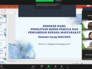 LPPM USM Gelar Seminar Hasil Penelitian Dosen Pemula dan Pengabdian kepada Masyarakat
