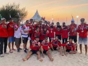 Tim Putra-Putri Kabupaten Kudus Jadi Raja dan Ratu di Voli Pantai