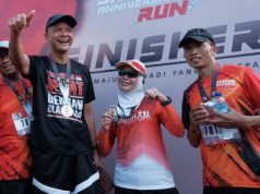 Siti Atikoh Kalungkan Medali ‘Finisher’ pada Ganjar