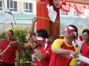 Kompak Dosen Karyawan dan Mahasiswa FH Unissula Peringati Hari Kemerdekaan RI