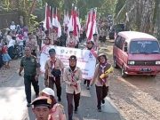 Danramil Ikut Jalan Kaki, ETK Kwarran Mlonggo Satukan Berbagai Komunitas