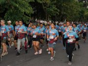 Launching Jersey dan Medali Borobudur Marathon 2023 di Denpasar, Kostum Pelari Unik Aneka Warna