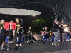 Nonton Pentas Disket Band, Keroncong Rasa Band di Taman Indonesia Kaya