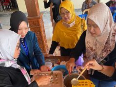 Tim KKN Undip di Sukoharjo Demonstrasi Pemanfaatan Sampah Organik