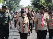 Kwaran Tahunan Kenalkan Pramuka dengan Kegiatan Estafet Tunas Kelapa