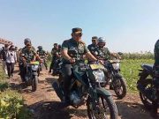 Pangdam IV/Diponegoro Naik Motor Tinjau Sasaran Fisik TMMD Ke-117 di Tegowanu