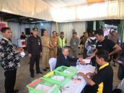 Bupati Tinjau Pilkades Serentak, Warga Antusias Mencoblos