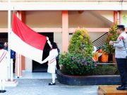 Jadi Inspektur Upacara di SMK Negeri 1 Wonogiri, Ini Pesan yang Disampaikan Kapolres