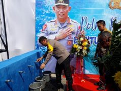 Kapolda Jateng Resmikan Sumur Bor dan Pompa Air di Desa Rowobranten