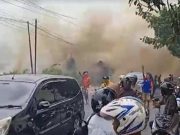 Bakar Sampah Berujung Tiga Kios di Adiwerna Tegal Terbakar