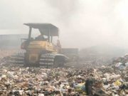Tempat Pembuangan Akhir Sampah Kota Tegal Terbakar