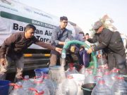 PWI Kudus Gandeng Lazizmu dan MDMC Dropping Air Bersih