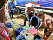 Sambut HUT Ke-68 Lalu Lintas, Polresta Magelang Memberikan Bantuan 20.000 Liter Air Bersih