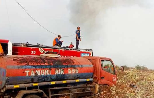 Kebakaran TPA Jatibarang Semarang Menjalar dari Bagian Atas ke Bawah