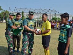 24 Tim Sekolah Sepak Bola Ikuti Turnamen Piala Dandim 0715/ Kendal