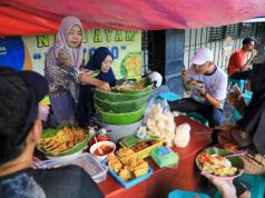 Ganjar-Siti Atikoh Olahraga Bareng dan Sarapan di Belakang Kantor