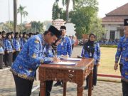 Pj Bupati Lantik 494 ASN Jabatan Fungsional : Jaga Netralitas