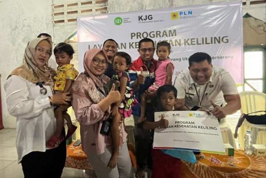 PT KJG Bersama PLN IP Semarang PGU dan IZI Jateng Beri Layanan Kesehatan Sasar Stunting