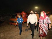 Tinjau Kebakaran di TPA Jatibarang Semarang, Pj Gubernur Minta Petugas Terus Lokalisasi Api