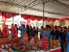 Bakar Replika Kapal, MAKIN Surakarta Gelar Sembahyang King Hoo Ping
