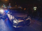 Truk Mitsubishi Tabrakan dengan Minibus Calya di Purwodadi