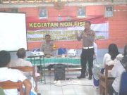 Satlantas Blora Berikan Pendidikan Lalu Lintas di Lokasi TMMD Sambonganyar Ngawen