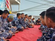 KRI Bima Suci Gelar Tasyakuran HUT Ke-78 TNI AL di Laut Mediterania