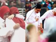 Ganjar-Yasin Pamitan Menggunakan Bahasa Jawa, Atikoh dan Nawal Yasin Menangis Berpelukan