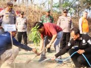Polres Wonogiri Melakukan Bakti Penanaman Penghijauan