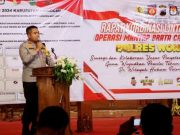 Polres Wonogiri Menggelar Rakor Lintas Sektoral, Bahas Pemilu Damai