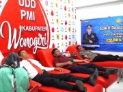 Donor Darah Massal di Wonogiri, Menyongsong HUT Ke-72 Humas Polri