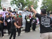 Gelar Aksi, Mahasiswa Minta Pemkab Melakukan Pemerataan Pembangunan