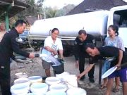 Sambut HUT Ke-72 Humas Polri, Polres Wonogiri Bantu Air Bersih