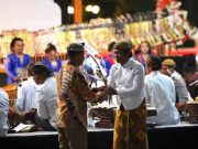 Wayang Kulit Lakon Bima Bangkit di Alun-alun Pacitan