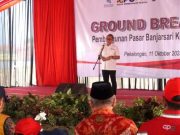 Groundbreaking, Pasar Banjarsari Kota Pekalongan Mulai Dibangun Kembali