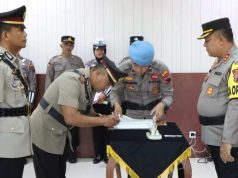 Sertijab Kasatlantas, Kapolsek Wonosobo dan Leksono