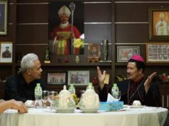 Capres Ganjar Pranowo dan Uskup Mgr Vincensius Bicara Kebhinnekaan