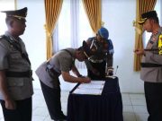 Kasat Lantas dan Kasat Polairud Polres Tegal Diserahterimakan