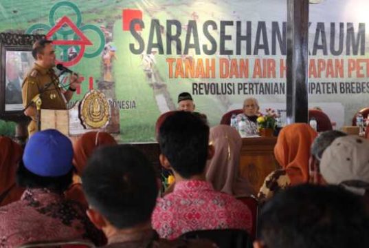 Pj Bupati Brebes Minta Kawasan Pertanian Dijaga