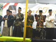 Ratusan Santri dan Kiai Ponpes Bumiayu Dukung Gibran Cawapres