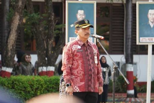 Pakai Baju Batik, Pemkab Jepara Gelar Upacara Hari Kesaktian Pancasila