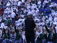 Nama Alam Ganjar Menggema di Kampus Unpas Bandung