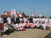 KPU Jepara Sapa Pengunjung Car Free Day, Sosialisasikan Pemilu 2024