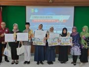 Zidna Fauzia Mega Juara I Lomba Baca Berita Tingkat SMP
